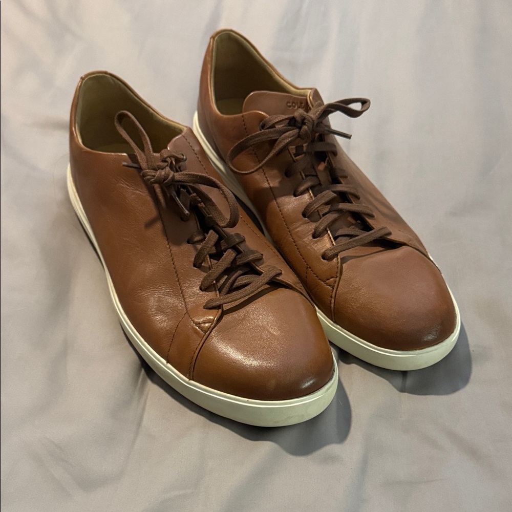Cole Haan Men's Tan Leather Sneakers